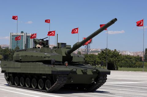 Ein Prototyp des türkischen Kampfpanzers Altay: Rheinmetall will beim Bau dabei sein