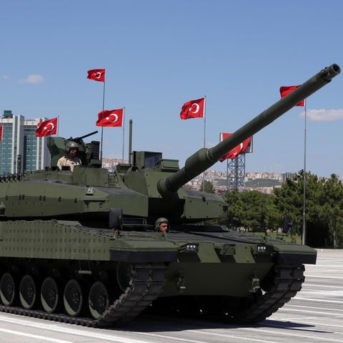 Ein Prototyp des türkischen Kampfpanzers Altay: Rheinmetall will beim Bau dabei sein