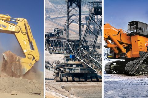 Maschinen der Superlative: Die zehn größten, schwersten und mächtigsten Bagger der Welt