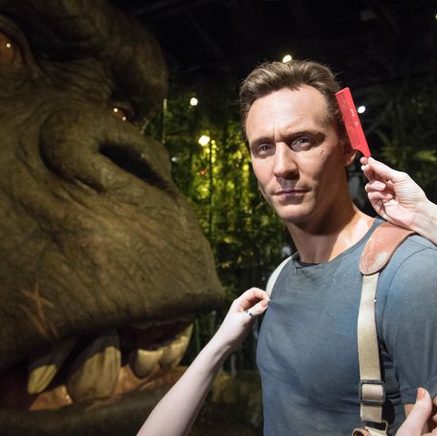 Zum Kinostart von "Kong: Skull Island" stehen Hauptdarsteller Tom Hiddleston und King Kong bereits im Londoner Madame Tussauds