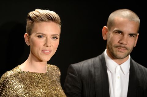 Scarlett Johansson und Romain Dauriac