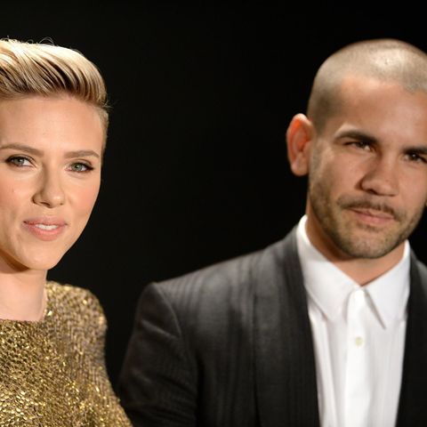 Scarlett Johansson und Romain Dauriac