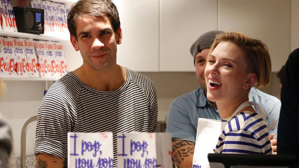 Scarlett Johansson und Romain Dauriac Scarlett Johansson und Romain Dauriac