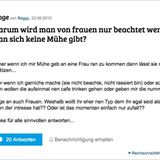 Warum wird man von Frauen nur beachtet, wenn man sich keine Mühe gibt?