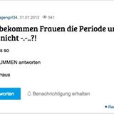 Warum bekommen Frauen die Periode und Männer nicht?!