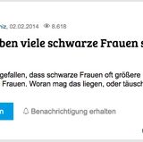 Warum haben viele schwarze Frauen so dicke Popos?