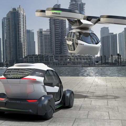 Airbus Popup Flugauto
