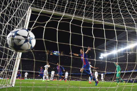 Barcelonas Tor zum 6:1 gegen Paris St. Germain