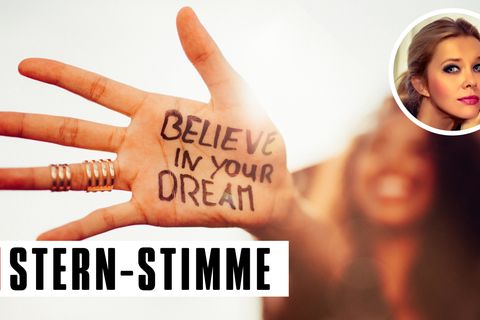 Ein bisschen Sehnsucht und an etwas zu glauben, auch wenn es nicht wahr ist, tut manchmal einfach gut