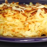 Rösti  Kilokalorien pro 100 Gramm: etwa 172    So wird ein 65 Kilogramm schwerer Esser sie wieder los: etwa 40 Minuten Gärtnern