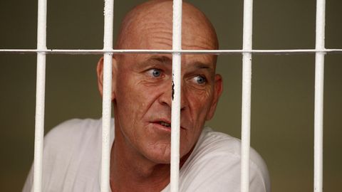 David Fox in seiner Gefängniszelle auf Bali