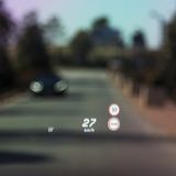 Das Head-Up-Display liefert wichtige Informationen