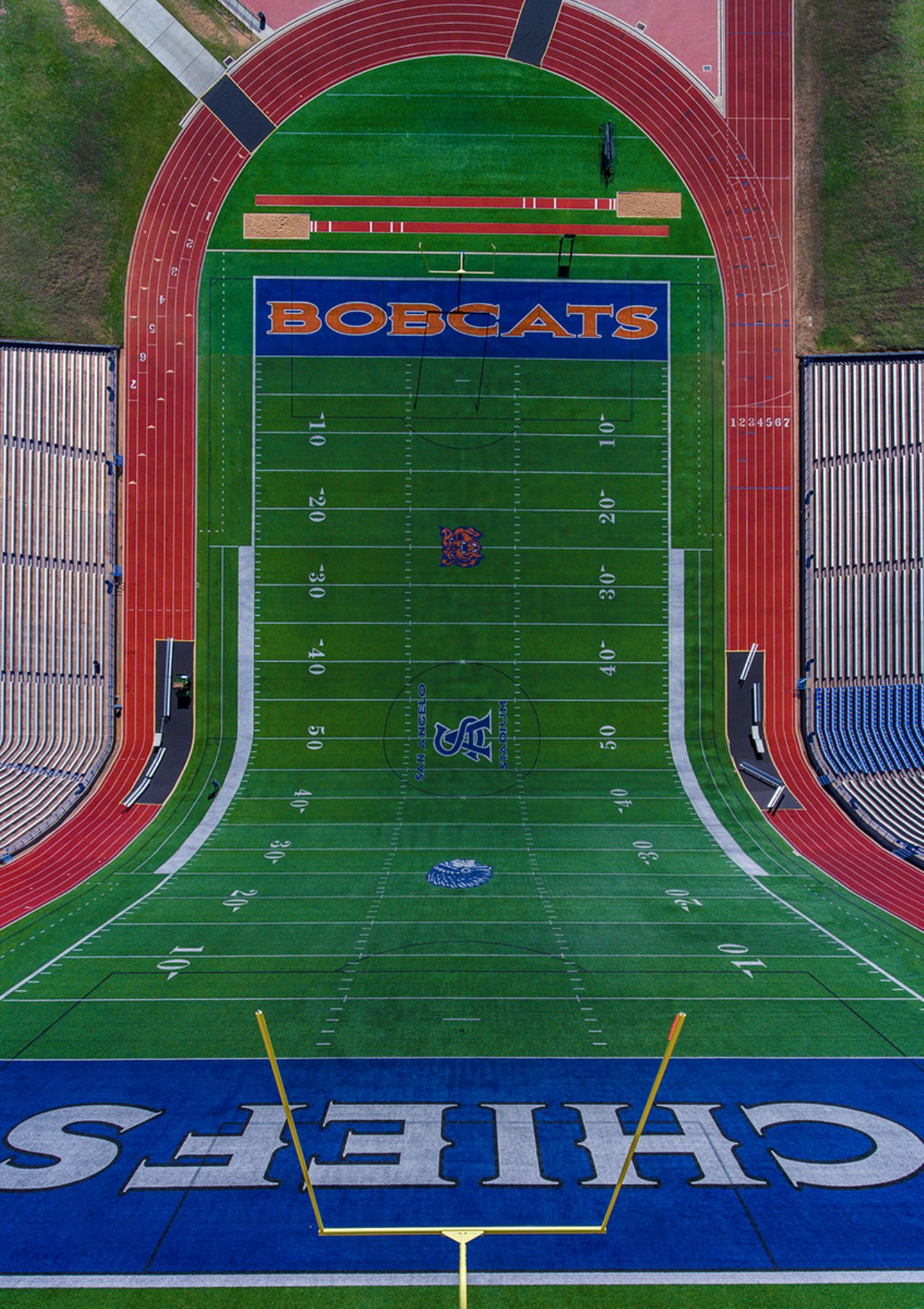 Das San Angelo Football Stadium.