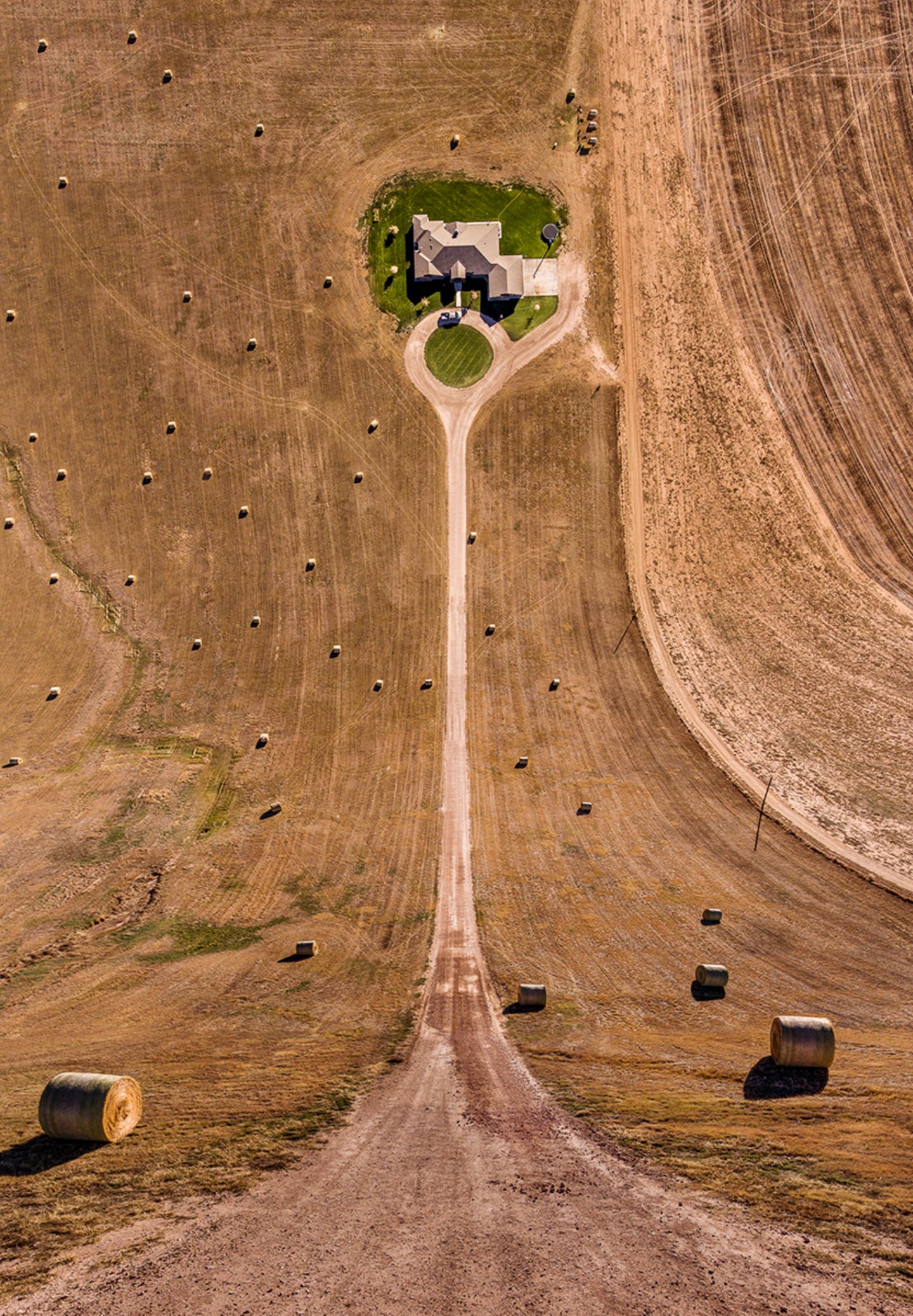 Eine Farm in Texas.