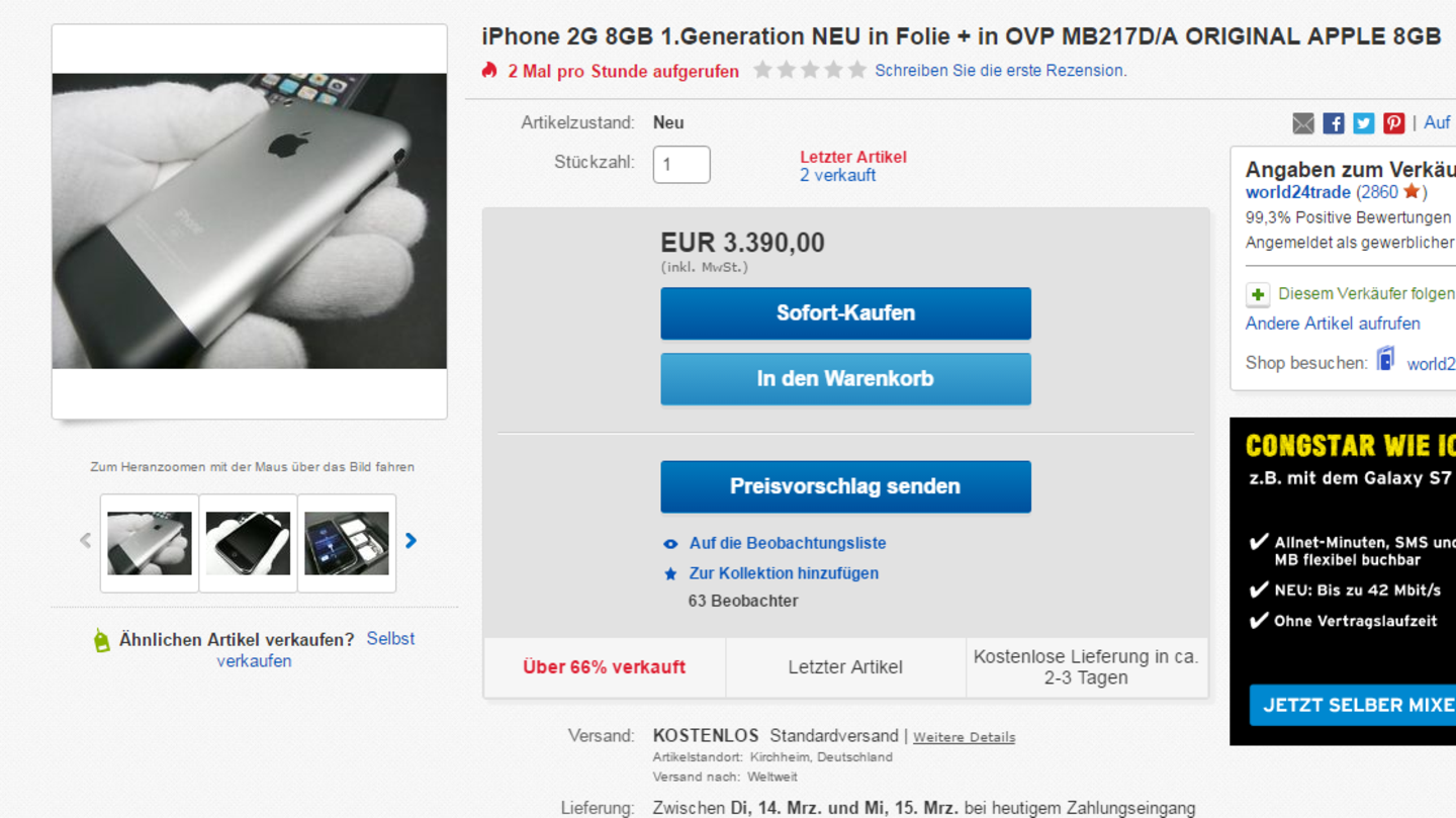 Iphone 2 ebay