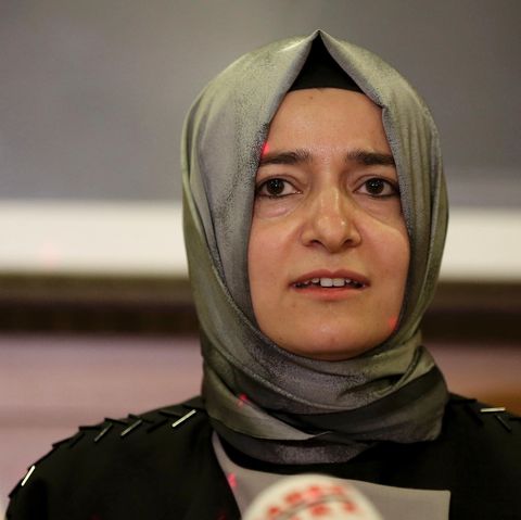 Die türkische Familienministerin Fatma Betül Sayan Kaya
