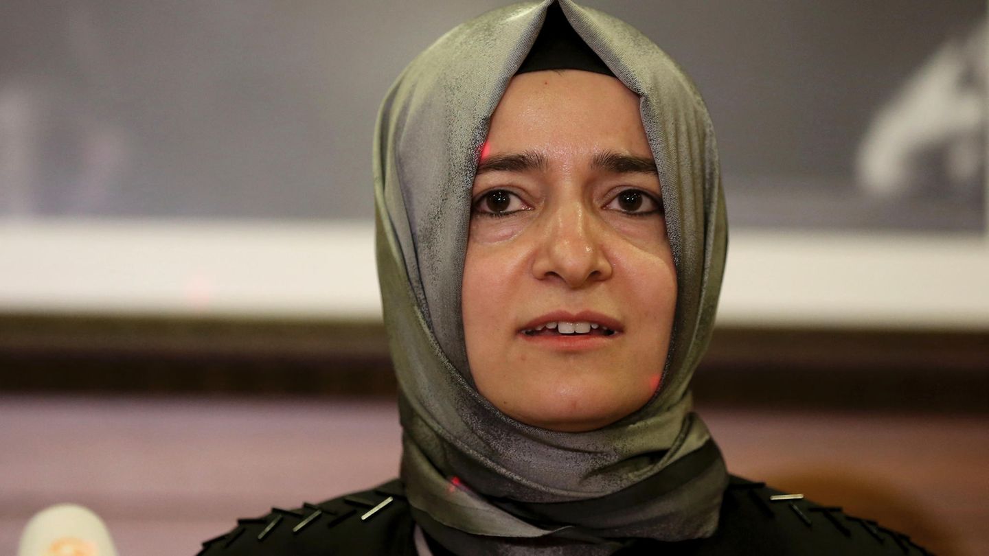 Die türkische Familienministerin Fatma Betül Sayan Kaya