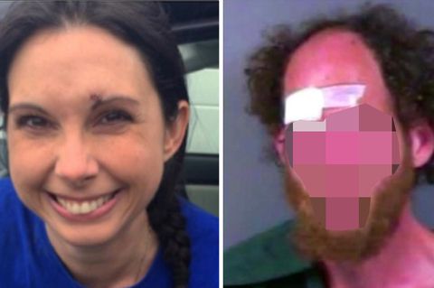 Ein mehrfach vorbestrafter Sexualtäter (r.) griff die Joggerin Kelly Herron (l.) in einem Park in Seattle an