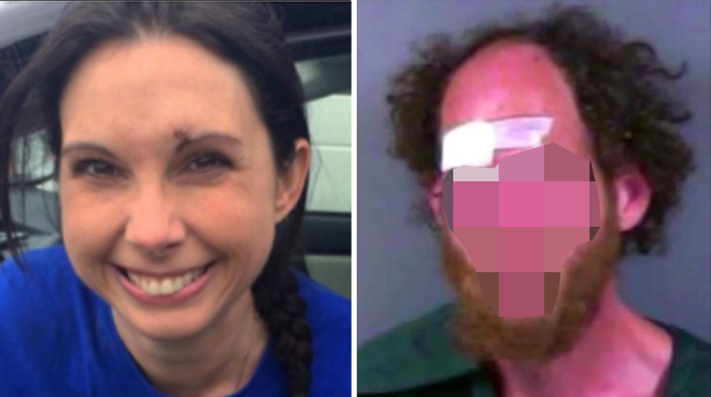 Ein mehrfach vorbestrafter Sexualtäter (r.) griff die Joggerin Kelly Herron (l.) in einem Park in Seattle an