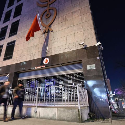 Niederlande: Das türkische Konsulat in Rotterdam.