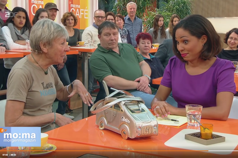 Heidi Hetzer (l.) erzählt im Morgenmagazin von ihren Erfahrungen aus Südafrika