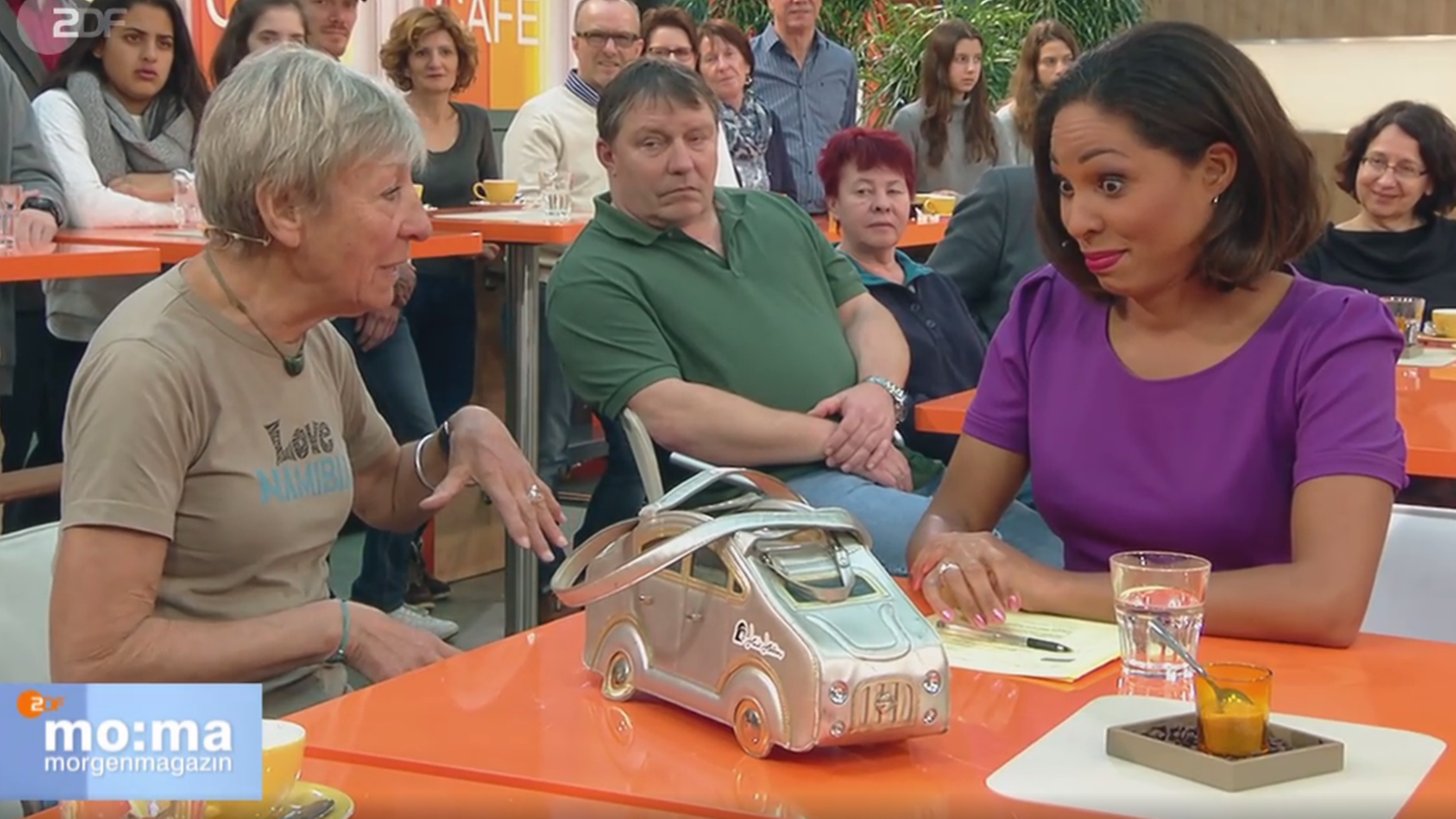 Heidi Hetzer (l.) erzählt im Morgenmagazin von ihren Erfahrungen aus Südafrika