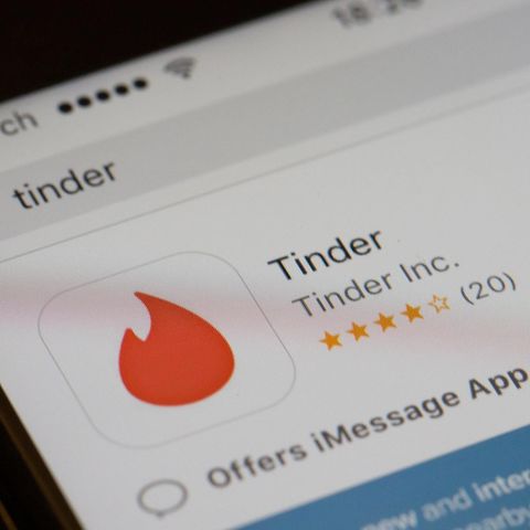 Die Dating-Plattform Tinder im App-Store