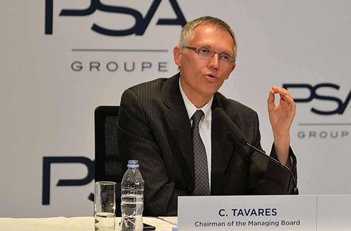 PSA Chef Carlos Tavares