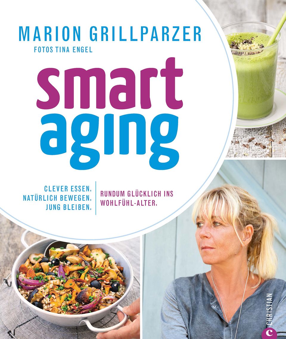 Smart Aging: Mehr Rezepte zum Wohlfühlen: smart aging. Rundum glücklich ins Wohlfühl-Alter. Von Marion Grillparzer. Christian Verlag. 224 Seiten. 25 Euro. Mehr Rezepte zum Wohlfühlen: smart aging. Rundum glücklich ins Wohlfühl-Alter. Von Marion Grillparzer. Christian Verlag. 224 Seiten. 25 Euro.