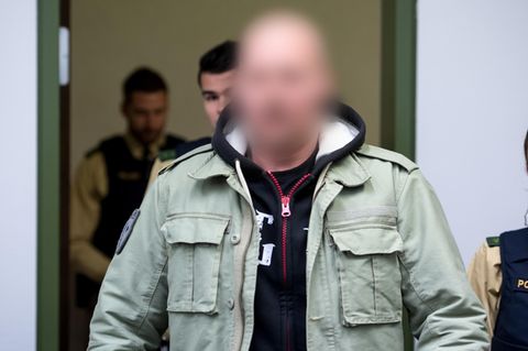 "Vizepräsident" der Oldschool Society: Markus W. imVerhandungssaal des Oberlandesgerichts München 