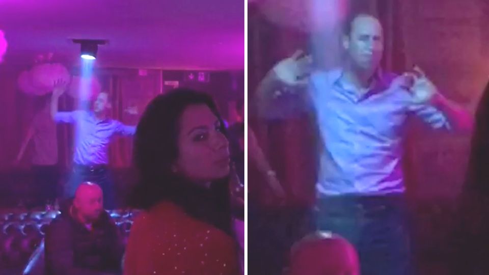 Royaler Partyspaß: So ausgelassen tanzt Prinz William im Club