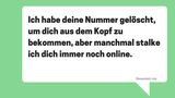 SMS an Ex-Partner, die nie abgeschickt wurden