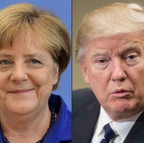 Bizarrer Handschlag und Co.: Das erwartet Merkel beim Trump-Besuch