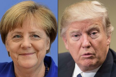 Bizarrer Handschlag und Co.: Das erwartet Merkel beim Trump-Besuch