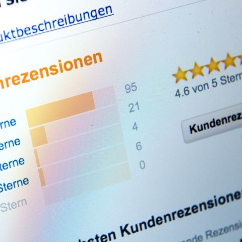 Gefälschte Kunden-Bewertungen