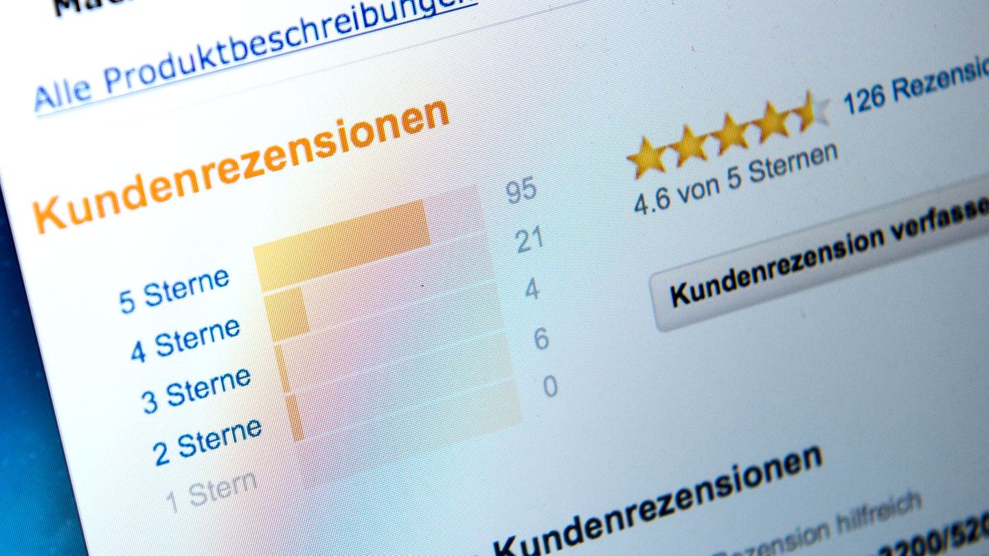 Gefälschte Kunden-Bewertungen