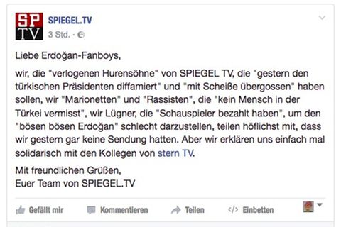 Shitstorm für Spiegel TV