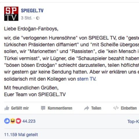 Shitstorm für Spiegel TV