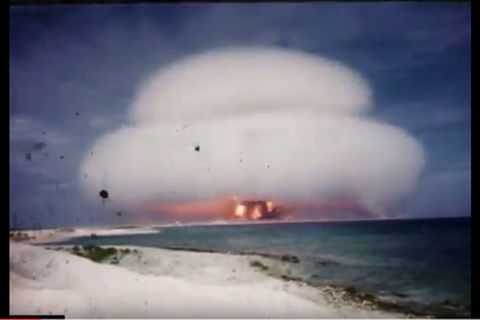 Aufnahmen der Operation Hardtack, einer Serie von US-Atomtests im Jahr 1958