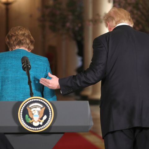 Bundeskanzlerin Angela Merkel und US-Präsident Donald Trump