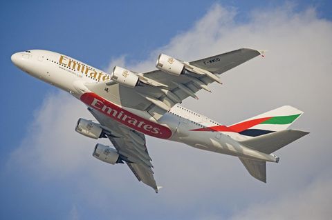 Airbus A380 von Emirates