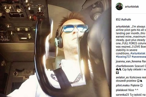Video aus dem Cockpit: So steuert ein Pilot seine Boeing durch heftige Turbulenzen