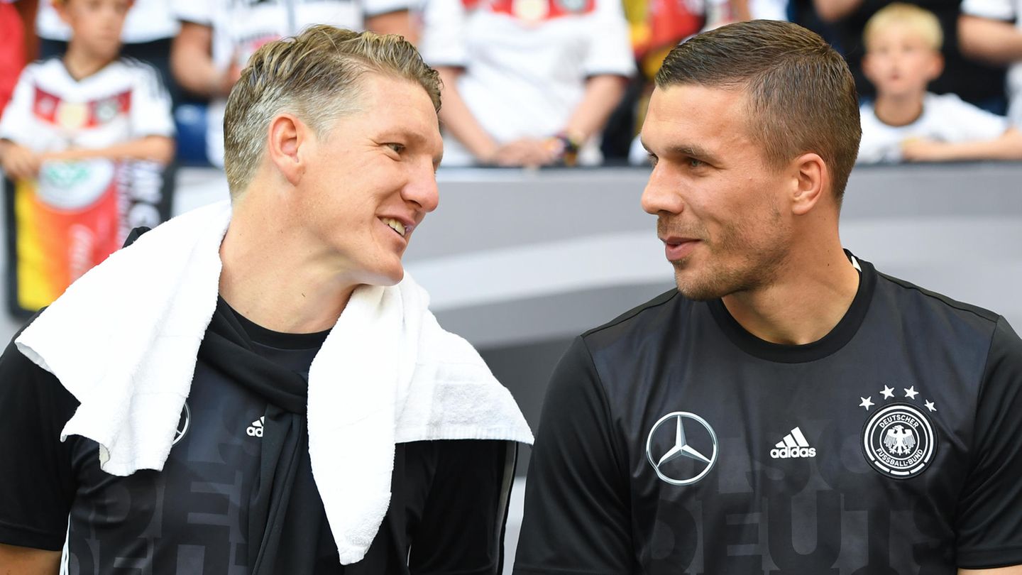 Freunde fürs Leben: Bastian Schweinsteiger und Lukas Podolski