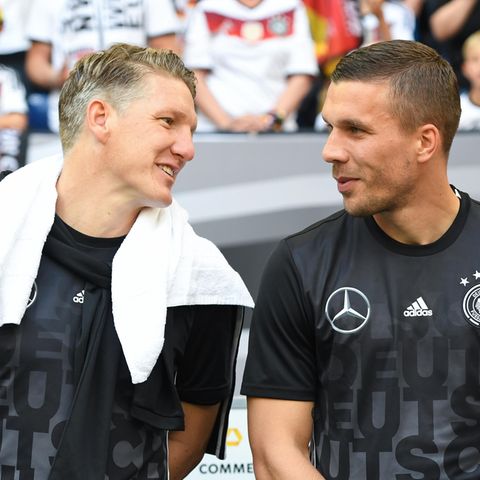 Freunde fürs Leben: Bastian Schweinsteiger und Lukas Podolski