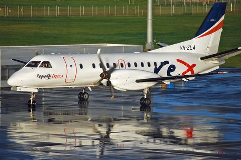 Saab 340 der australischen Airline Regional Express Rex.