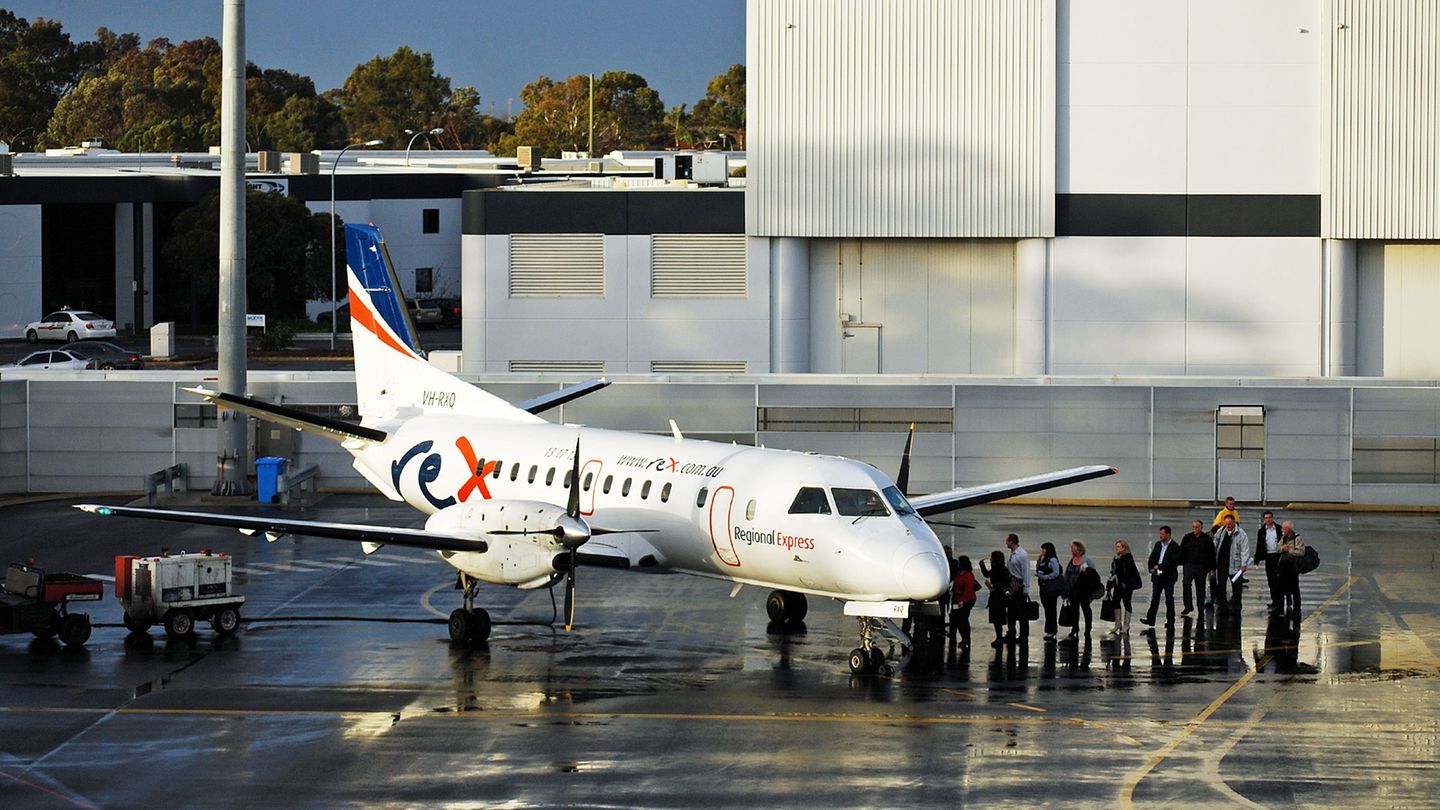 Saab 340 der australischen Airline Regional Express Rex
