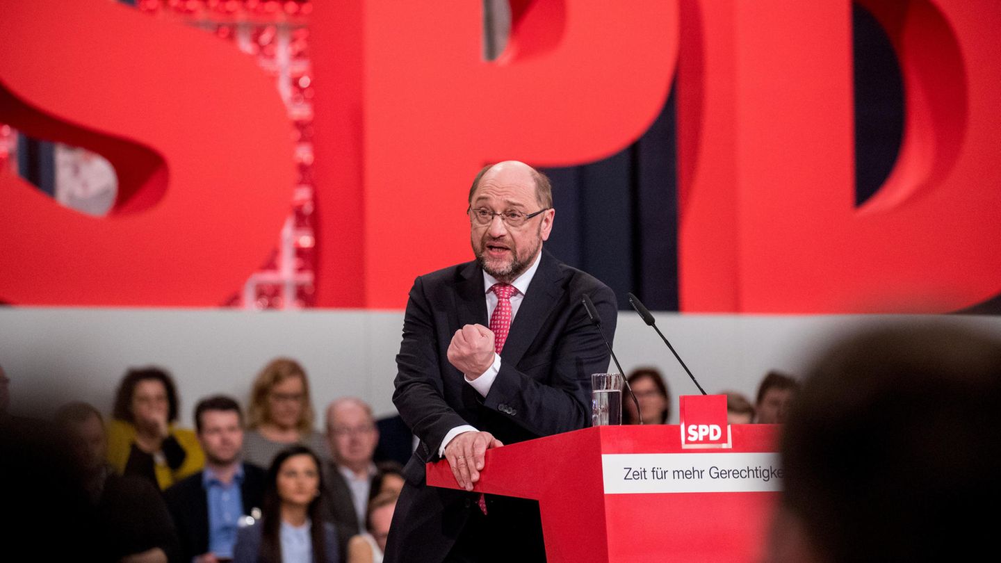 Martin Schulz beim SPD-Parteitag: Mit Rückendeckung in den Wahlkampf