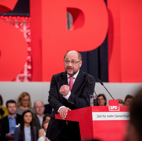 Martin Schulz beim SPD-Parteitag: Mit Rückendeckung in den Wahlkampf