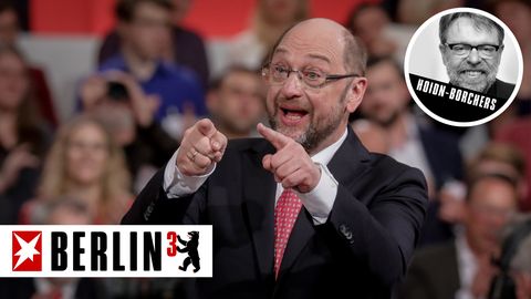 DER Mann der SPD: Martin Schulz, Kandidat für Kanzleramt und Parteivorsitz, gewählt mit satten 605 von 605 Stimmen.