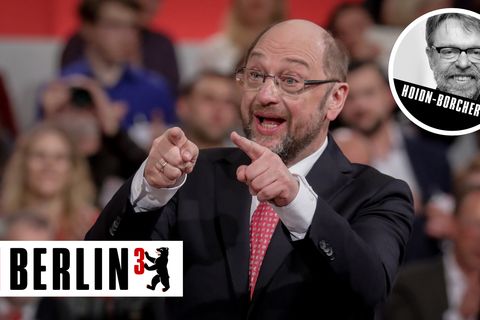 DER Mann der SPD: Martin Schulz, Kandidat für Kanzleramt und Parteivorsitz, gewählt mit satten 605 von 605 Stimmen.